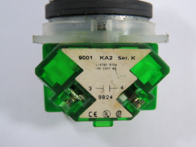 Square D 9001-KS11BH5 Selector Switch 1NO 2-Position USED