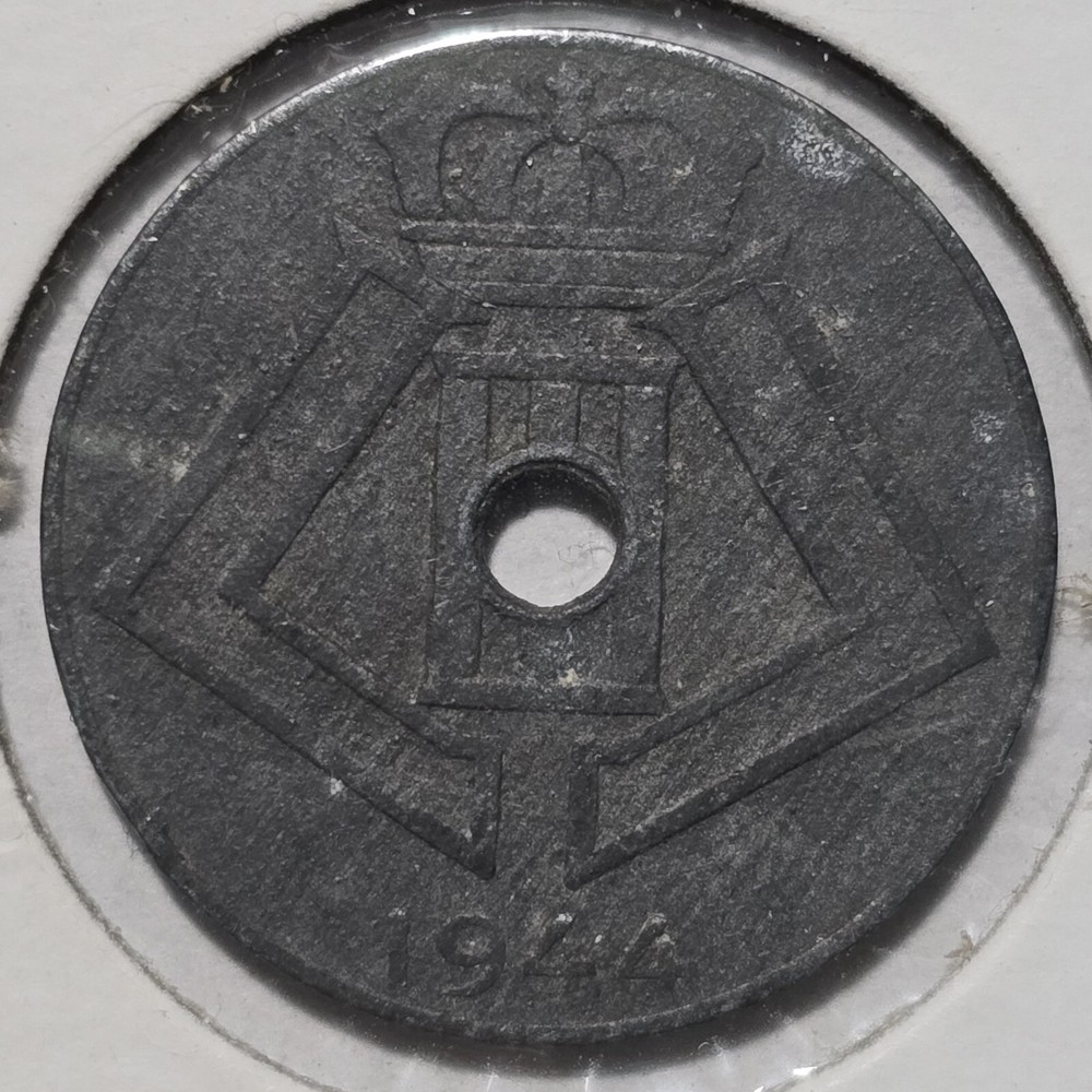 Belgium - 10 Centimes - 1944 - Dutch Text - KM126