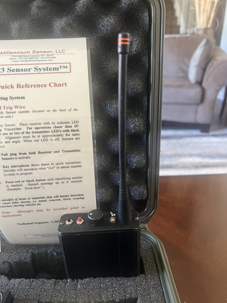 Millennium Sensor P3 Perimeter Alarm Mobile Remote Sensor System