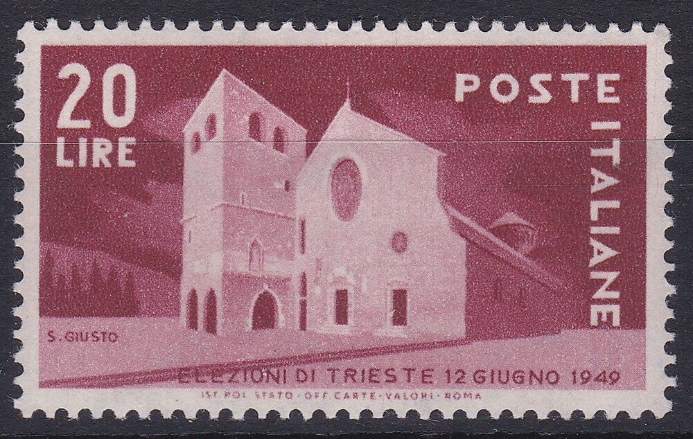 ITL087) Italy 1949, Trieste Election, MLH