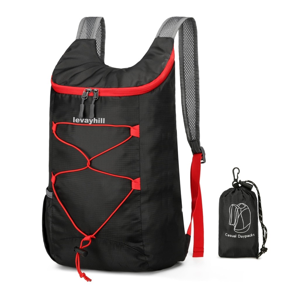 16L Lightweight Foldable Hiking-Backpack Small Packable-Daypack For TravelUlt...