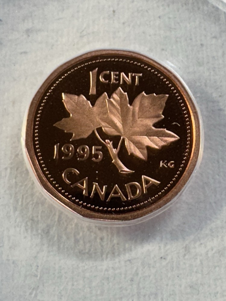 1995 Canada 1 Cent Proof Graded PR 69 DCAM by ANACS