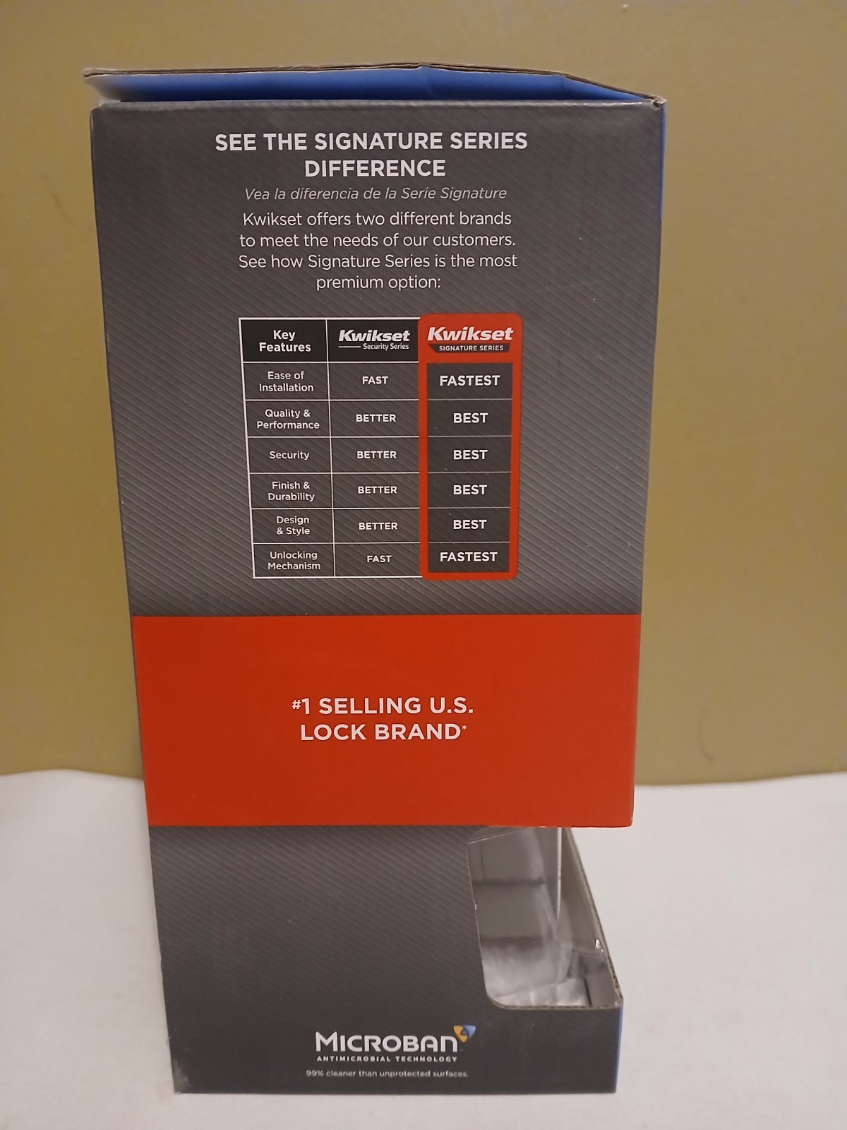 NEW Kwikset Prava Privacy Bed/ Bath Door Handle Matte Black 97301-042 NEW