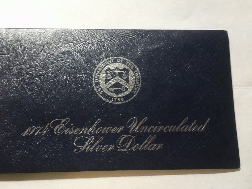 1974 IKE SILVER DOLLAR  Blue Pack
