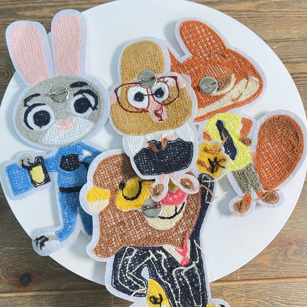 Disney's Zootopia Lt. Judy & Nick Wilde Character Patch With Safe Pin