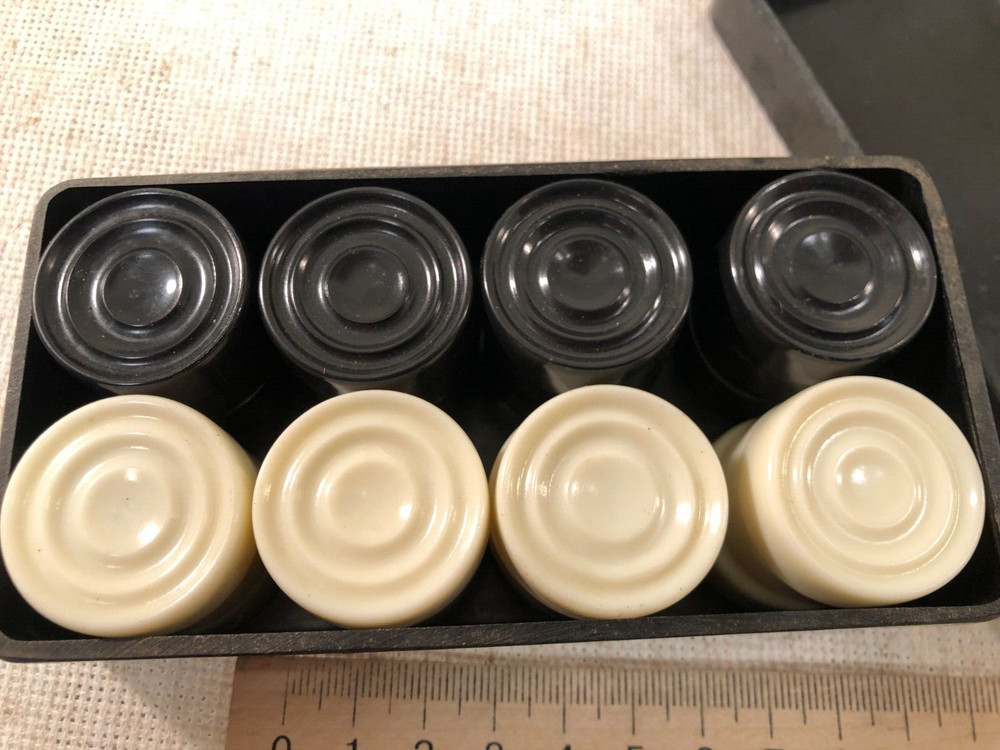 Soviet checkers in original box USSR vintage complete set