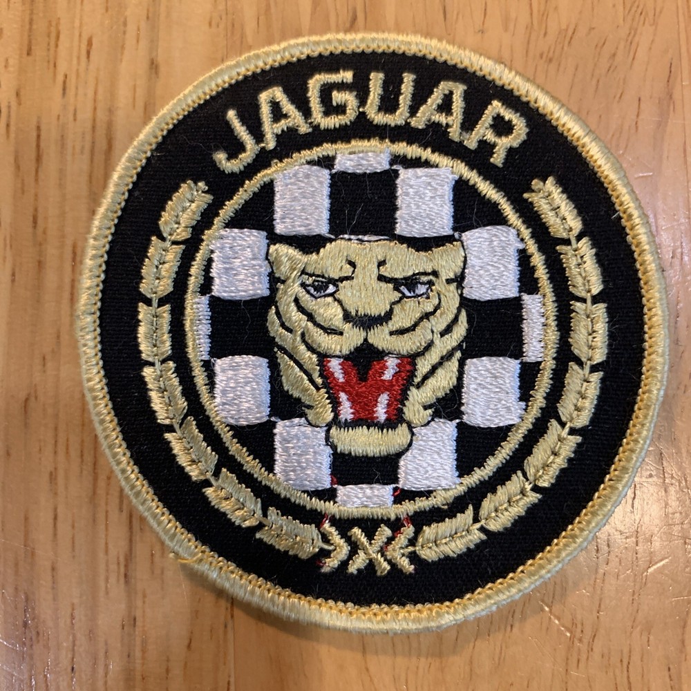Vintage Jaguar Car Patch 3 Inch