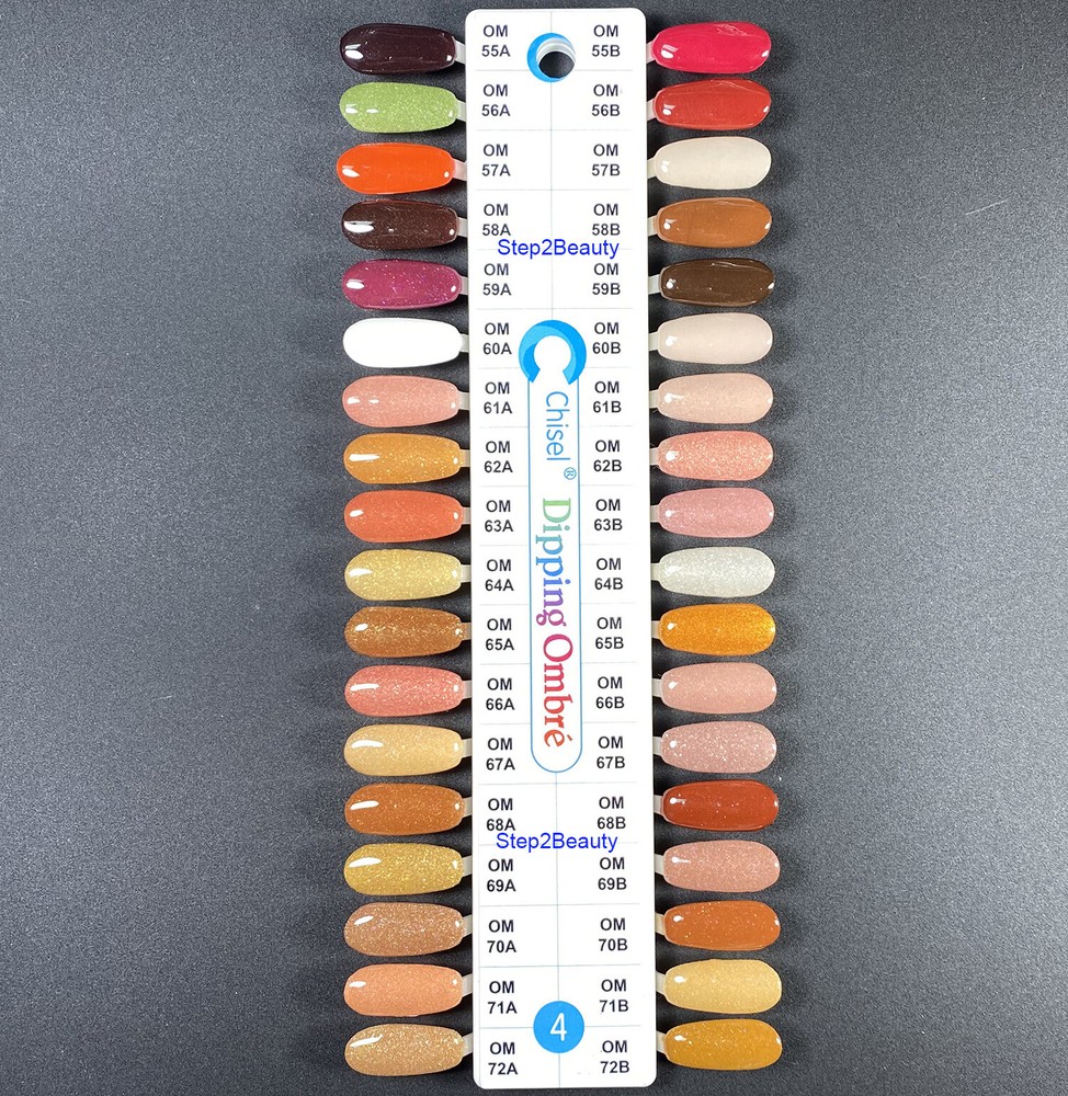 Chisel Nail Art 2 in 1 Acrylic & Dipping Powder 2 Oz - Solid 66