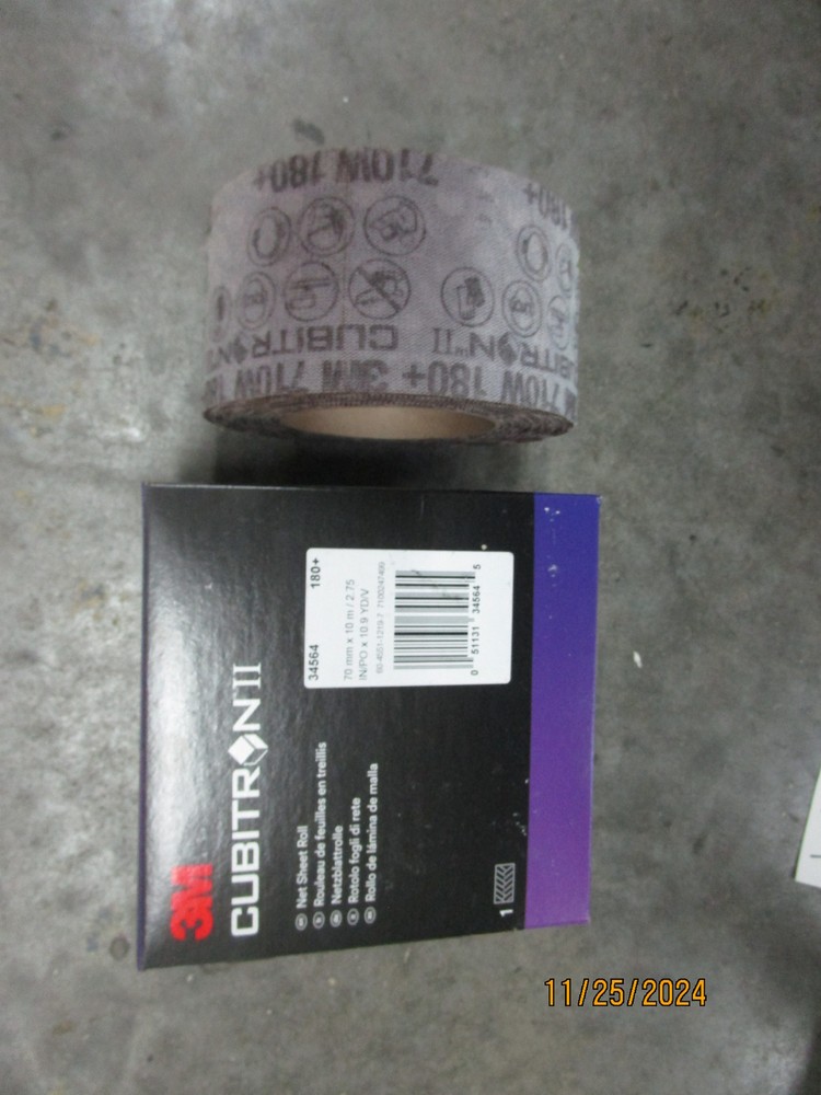 3M Cubitron II Net Sheet Roll 180 Gritt Model 34564