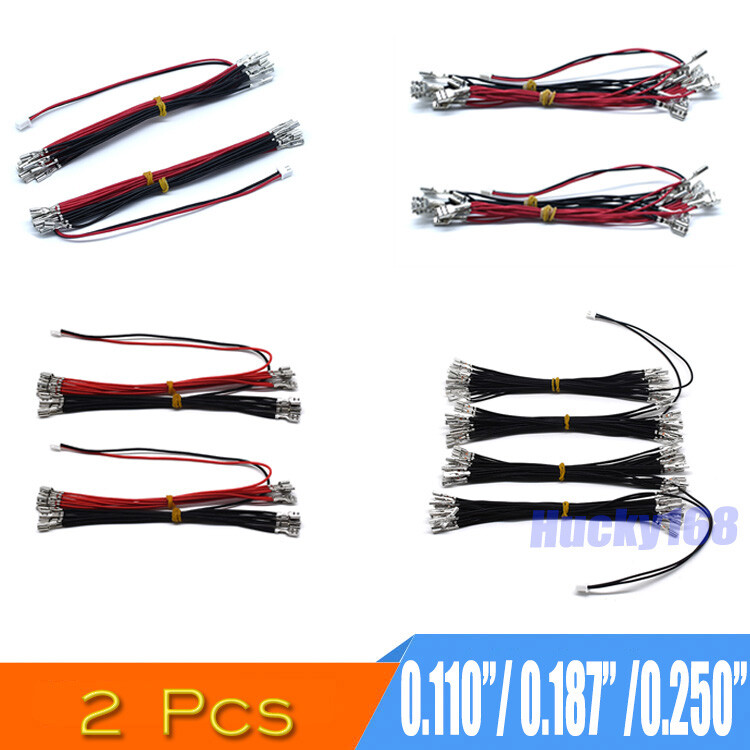 2 Pcs Arcade Cable Wire Daisy Chain for LED Light Push Buttons JAMMA MAME DIY