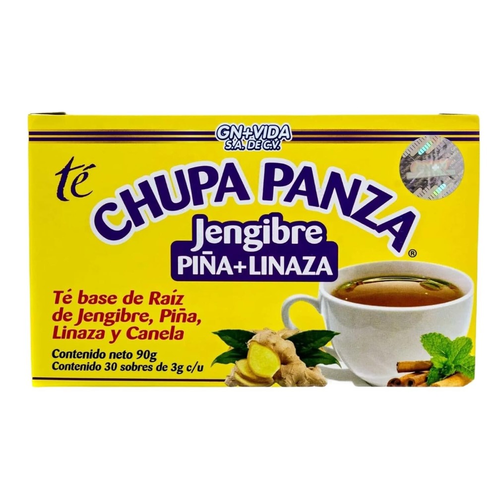 2 Pack Improved Formula Tea CHUPA GRASS & PANZA - Tea Based Ginger