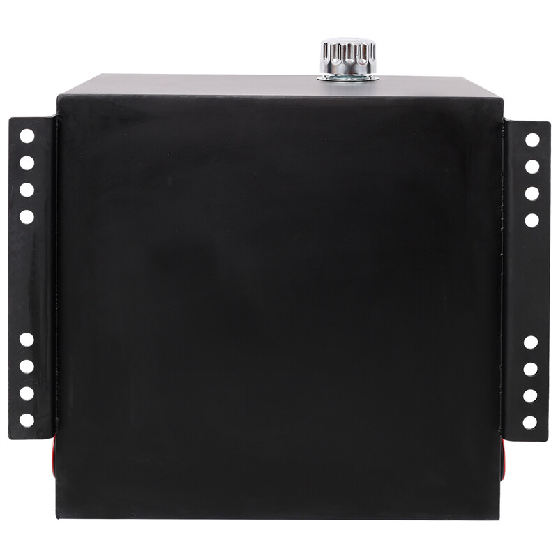 25 Gallon 12 Gauge Steel Hydraulic Fluid Reservoir Tank w/ Temp and Sight Gauge