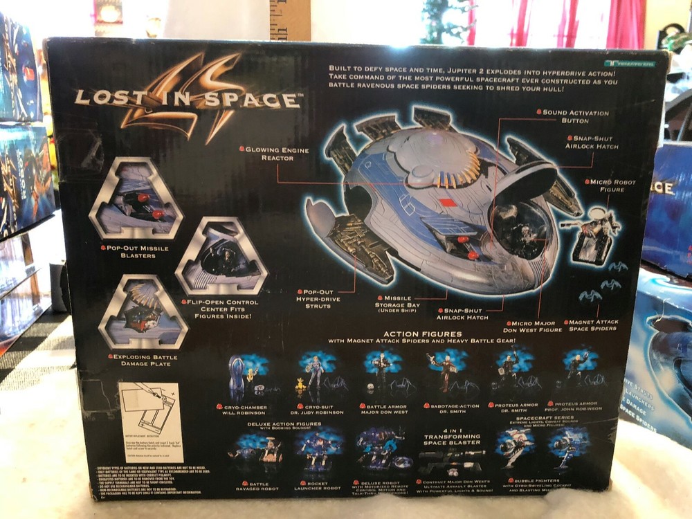 vintage LOST IN SPACE TRANSFORMINGJUPITER 2 SPACE SHIP