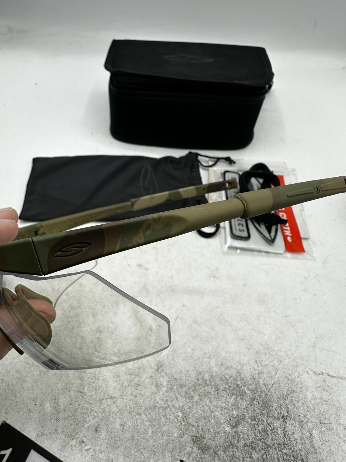 Smith Optics AEGIS Frame, Clear Lens Shooting Glasses Multicam OCP APEC