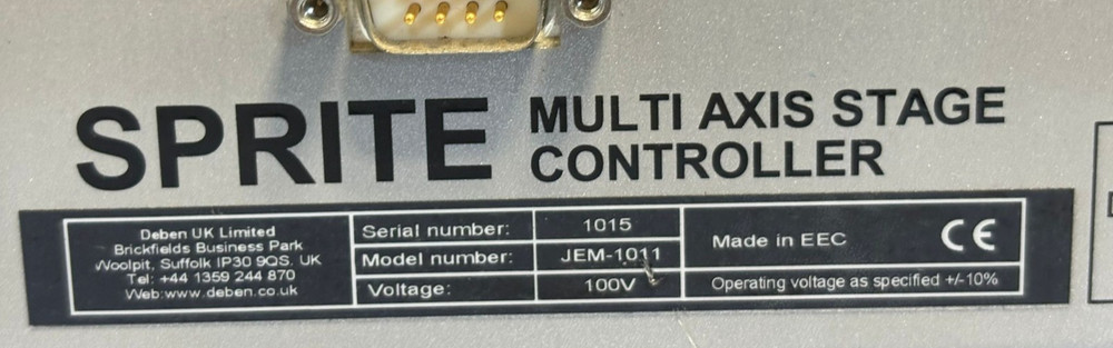 DEBEN SPRITE Multi Axis Stage Controller for JEOL JEM-1011 TEM Microscope