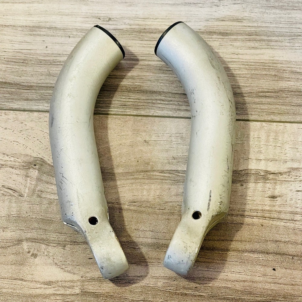 Icon Trek Silver Anodized Bar Ends Oversized Short Bend