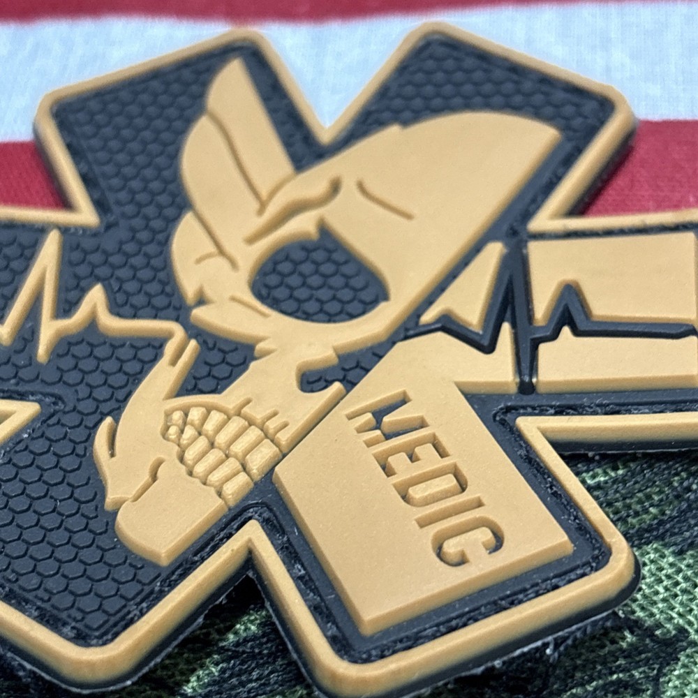 Tactical PVC Patch - Medical Hook Loop Morale Patch add some humor to your gear