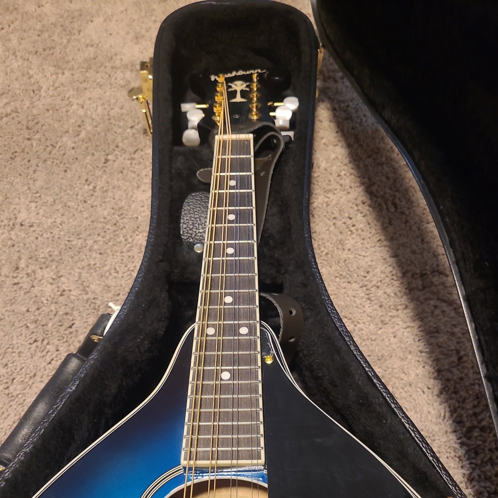 Washburn M1SDLTBL-A Mandolin with Case, 8 string