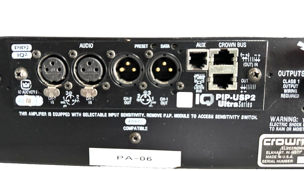 Crown Macro-Tech 2402 Power Amp (One) THS