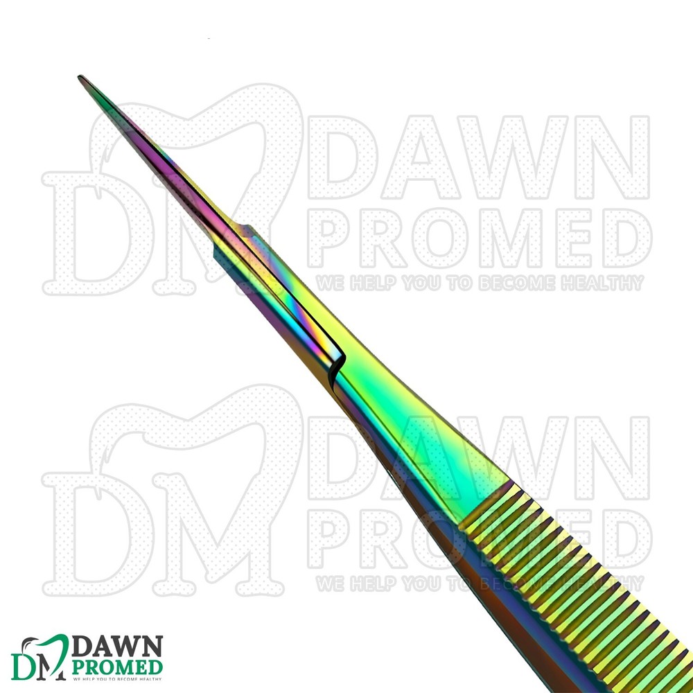 Multi Titanium Rainbow Castroviejo Scissors 4.5" Straight Ophthalmic Instruments