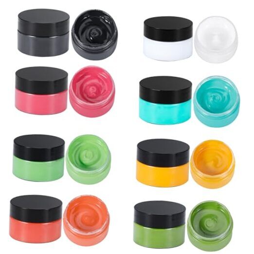8 Jars Chalk Paste Paint Set, Silk Screen 8 Pcs Chalk Paste Starter Set