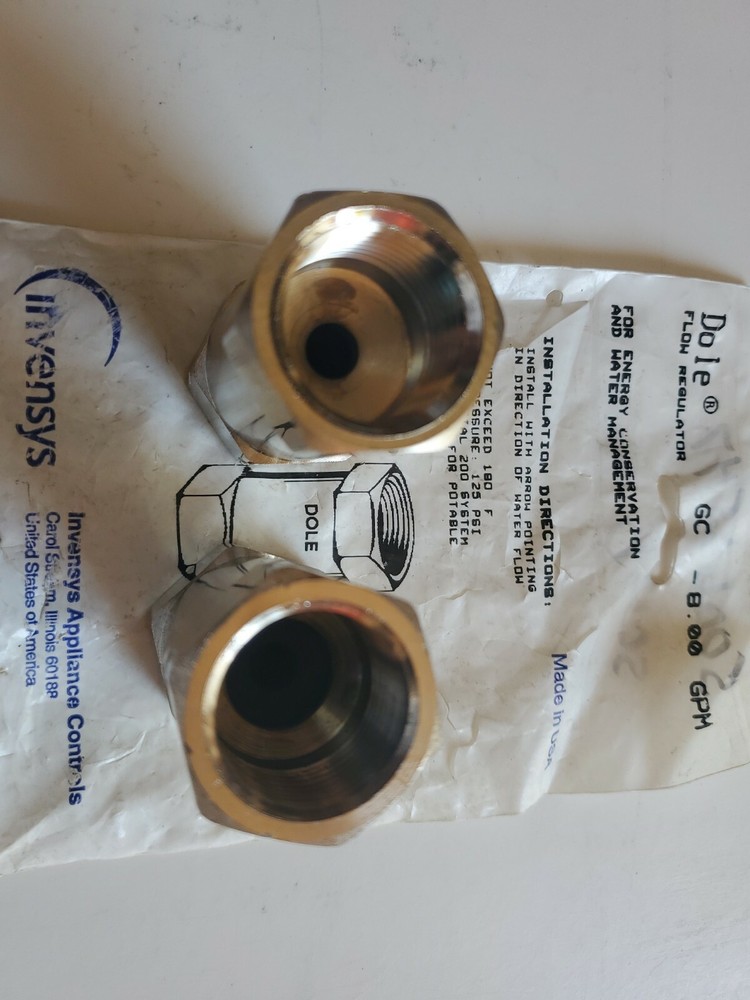 NEW Dole Flow Control 3/4” FPT Merrill EATON Flow Regulator-Multiple Sizes