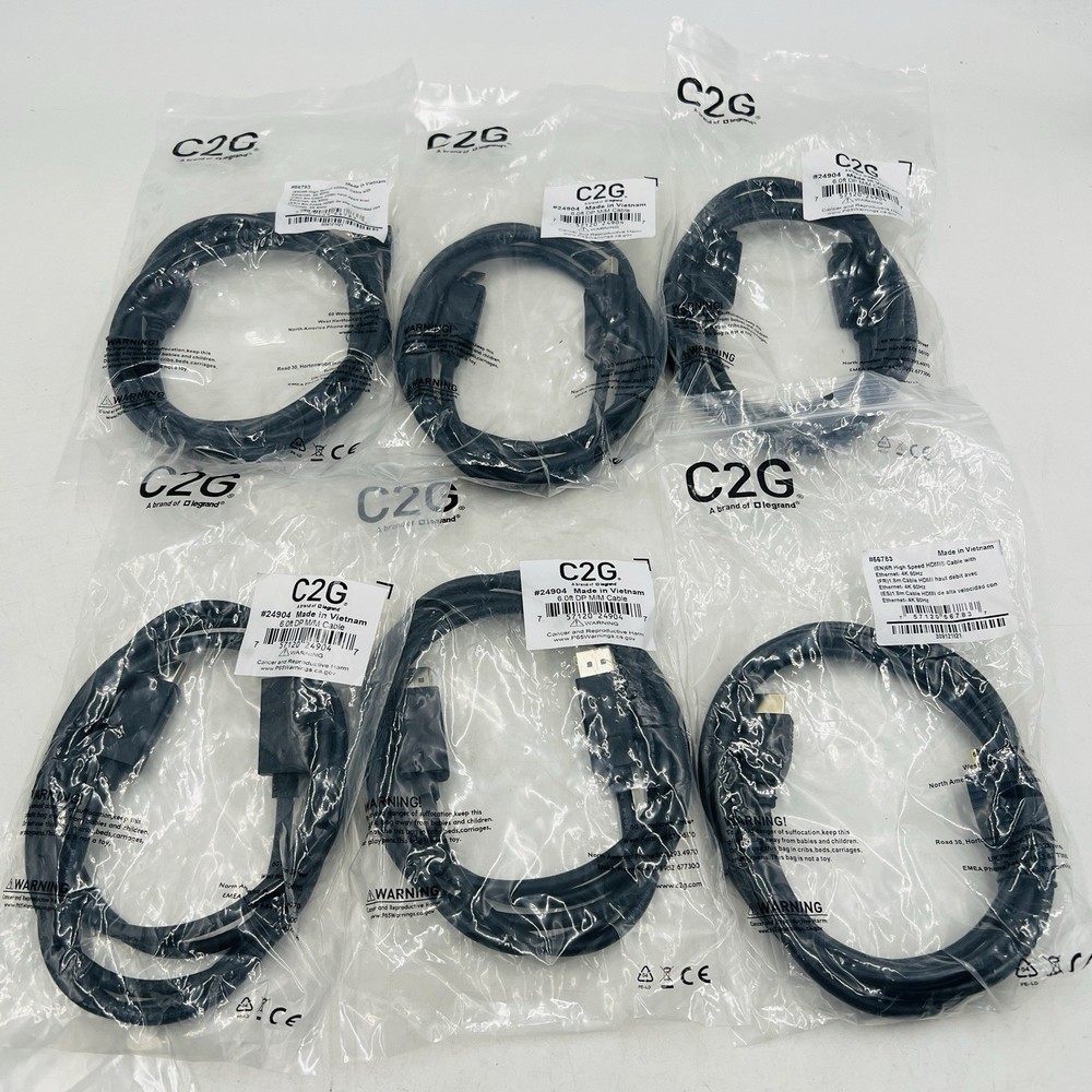 6FT DisplayPort Cable 4K 60Hz 1.8M