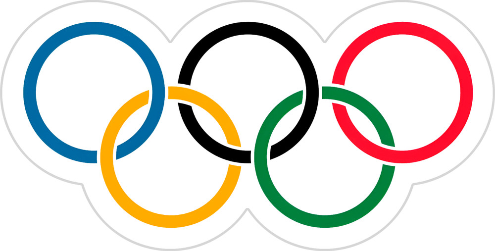 Olympic Flag Sticker Decal
