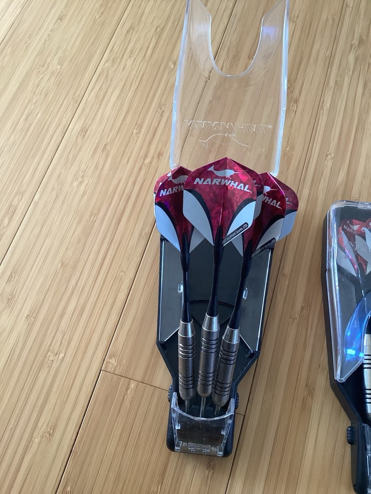 2 Narwhal Dart Sets In Cases Pre Owned