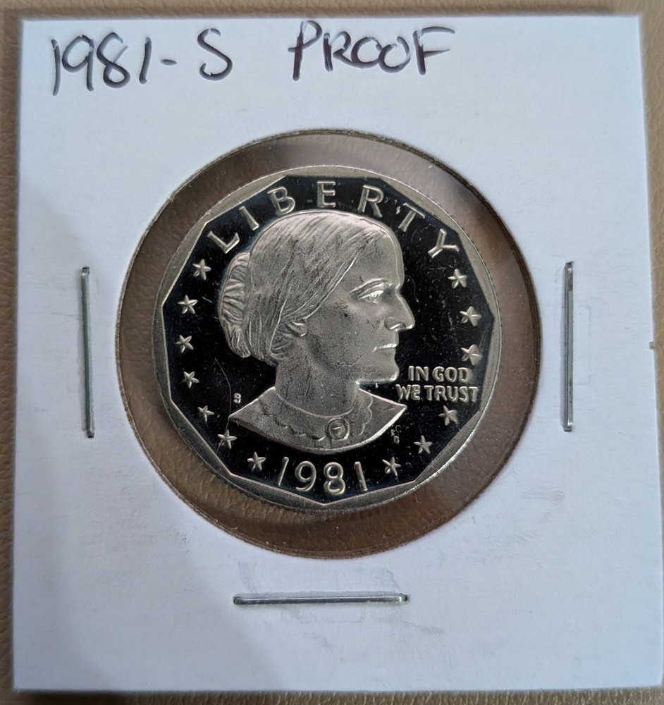1981-S SBA$1 Type 1 DCAM (Proof) Susan B. Anthony Dollar