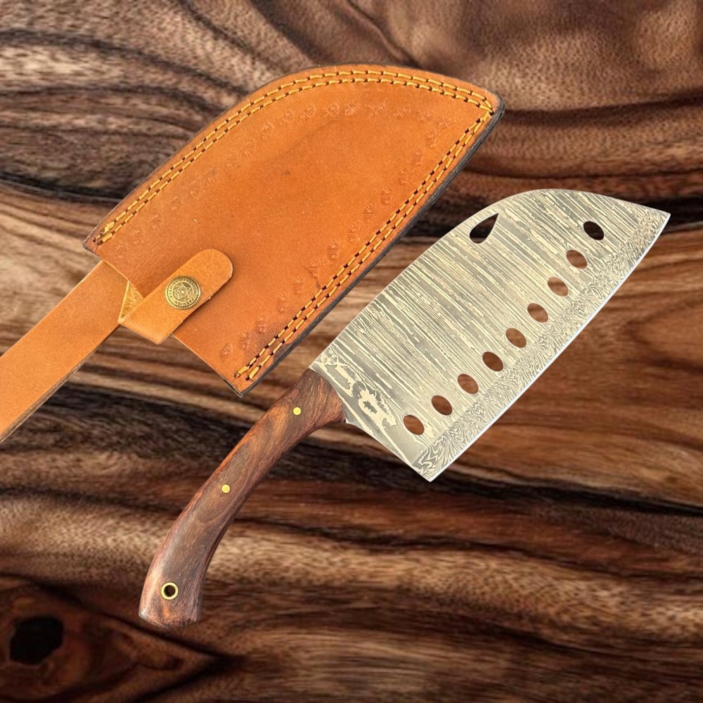 11"Fire Storm Damascus Blade cleaver For Chef Use Tx 1307 ?