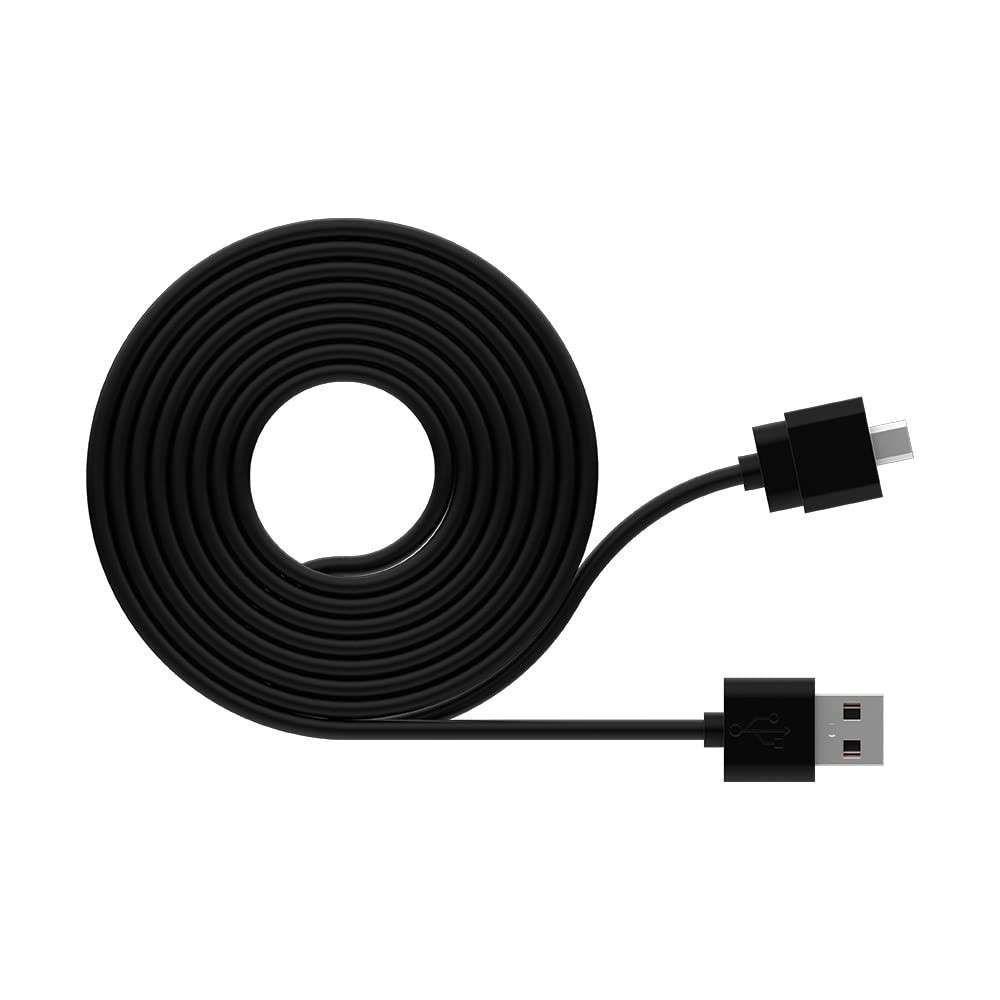 Mini two-meter USB cable Black