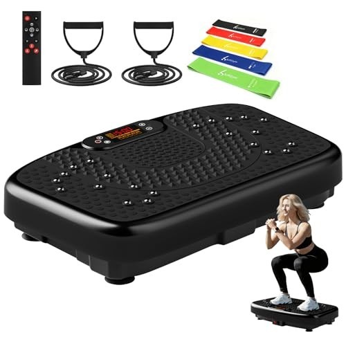 Vibration Plate Exercise Machine for Lymphatic Drainage & Weight Loss - 450 lbs