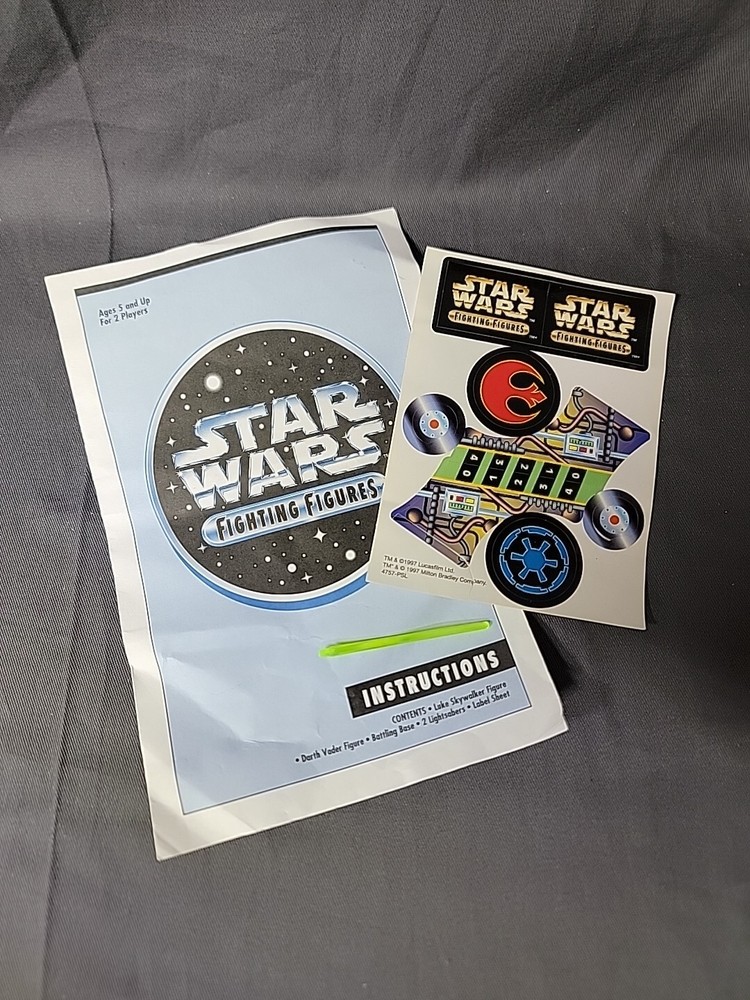 Star Wars Fighting Figures: Luke vs. Darth Vader (Milton Bradley, 1997)