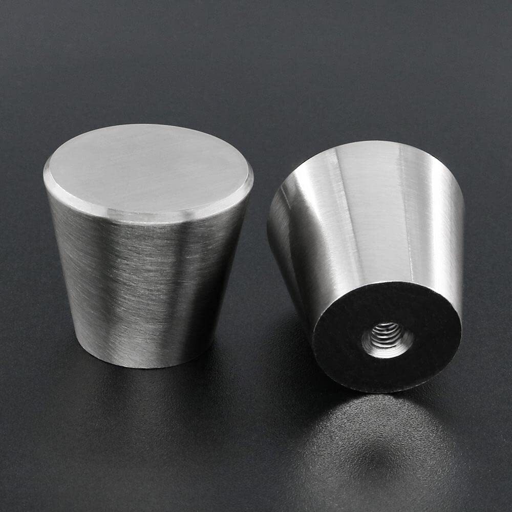 25 Pack Brushed Nickel Cabinet Knobs Silver Drawer Knobs - Modern Kitchen Cab...