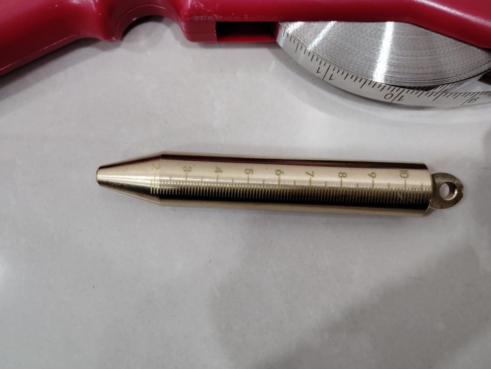 BMI 30M Stainless Steel Basic The Compact Frame Measuring Tape New