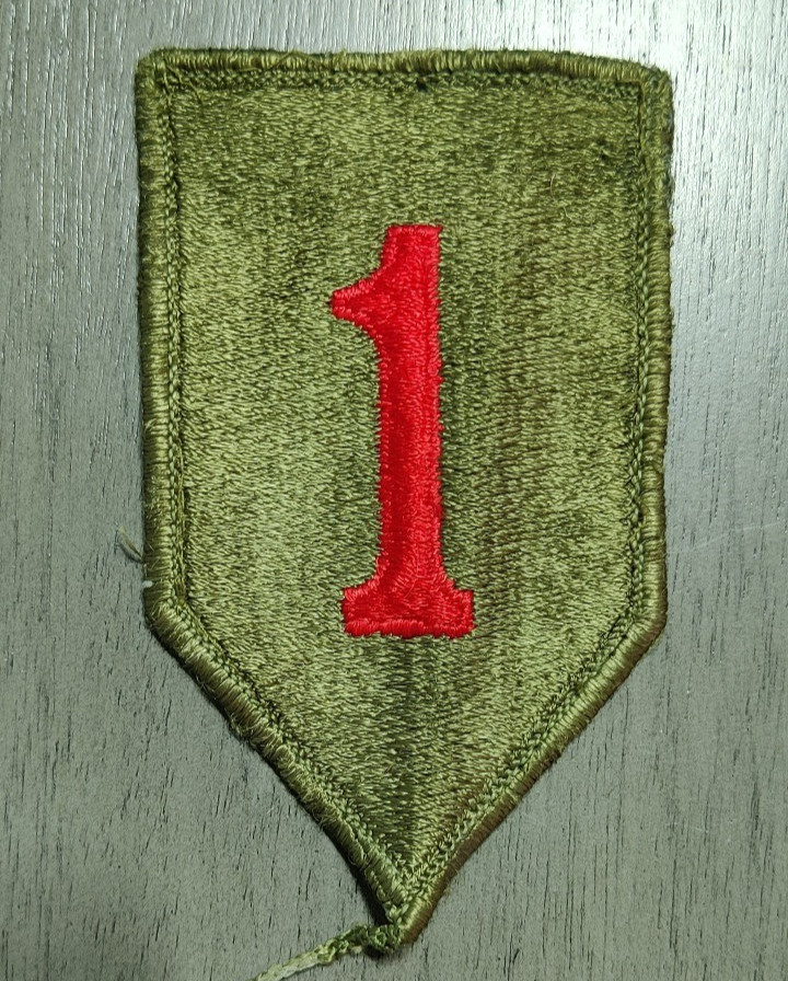 Genuine Original WW2 1st Infantry Division 1ID Big Red One Patch a