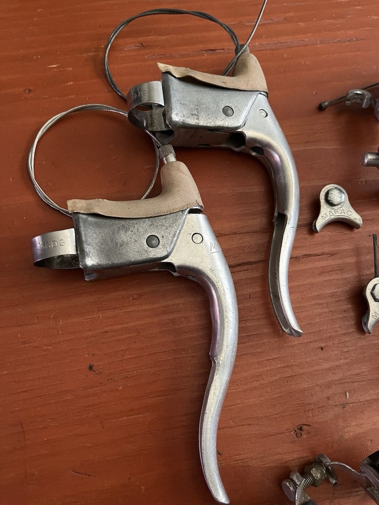 Vintage Mafac Brakes And Levers Simplex