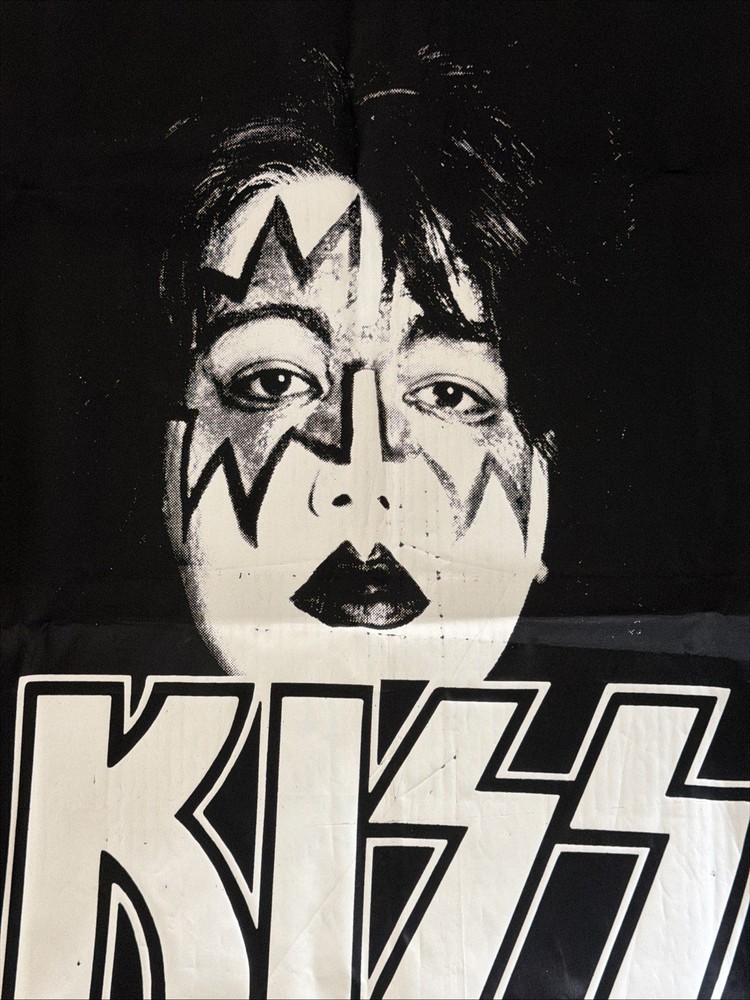 Vintage KISS Banner 1988 Licensed Silky Door Tapestry Nikry Dynasty