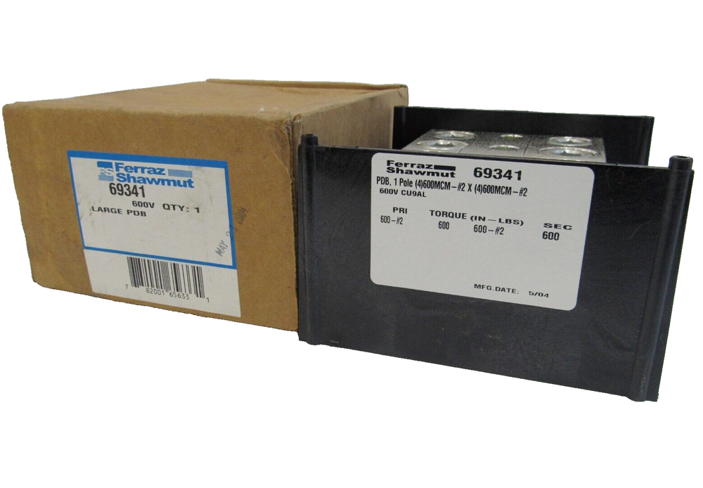 NEW FERRAZ SHAWMUT 69341 DISTRIBUTION BLOCK