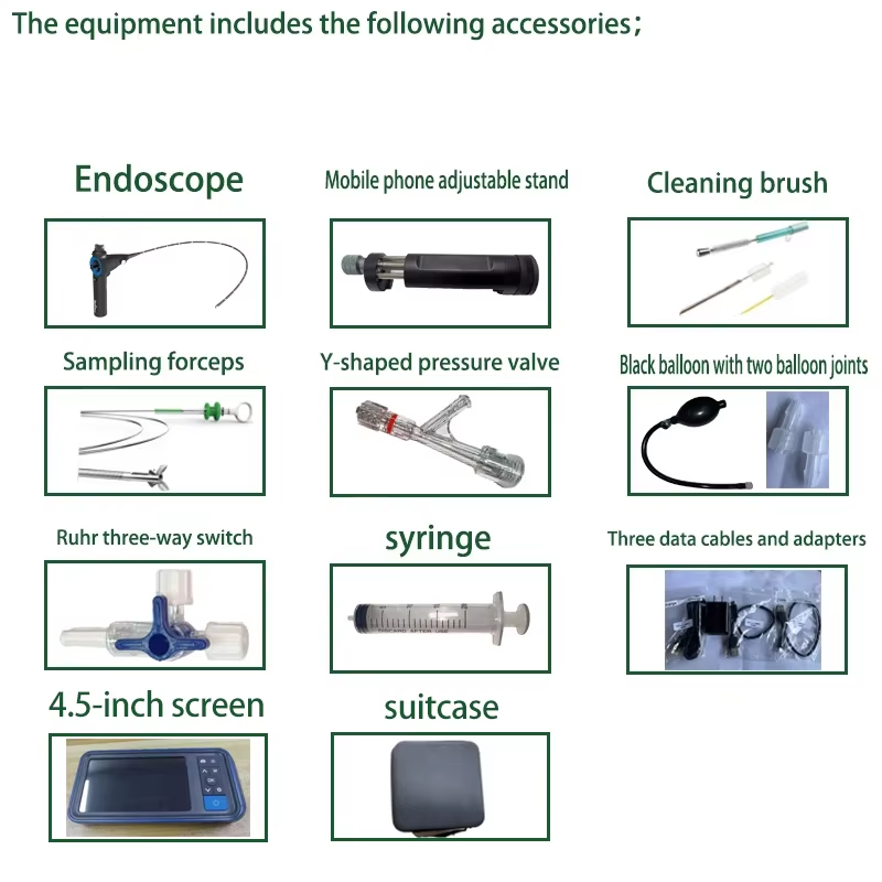 video laryngoscope/ gastrointestin/bronchus endoscopy Include screen