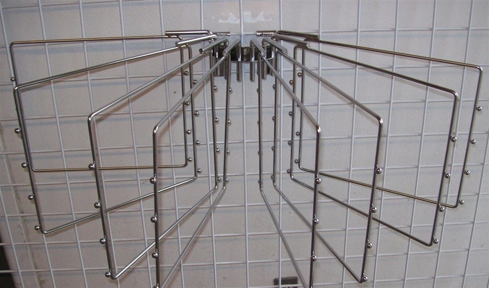 Store Display Fixtures NEW WHITE GRID WALL BRACKET- SWING - IT DISPLAYER