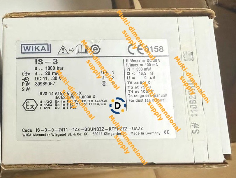 New IS-3 Pressure transmitter