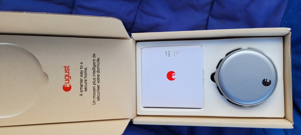 august wifi smart lock silver