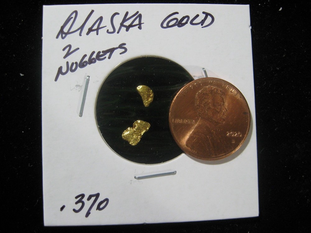 ALASKA GOLD 2 NUGGETS  .370 GRAM