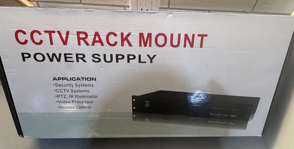 CCTV RACK MOUNT POWER SUPPLY