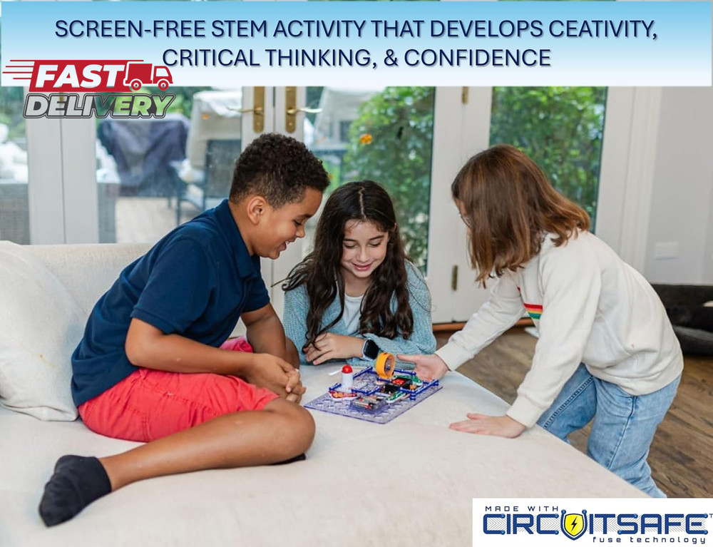 Snap Circuits “Arcade”, Electronics Exploration Kit, Stem Activities for Ages 8+
