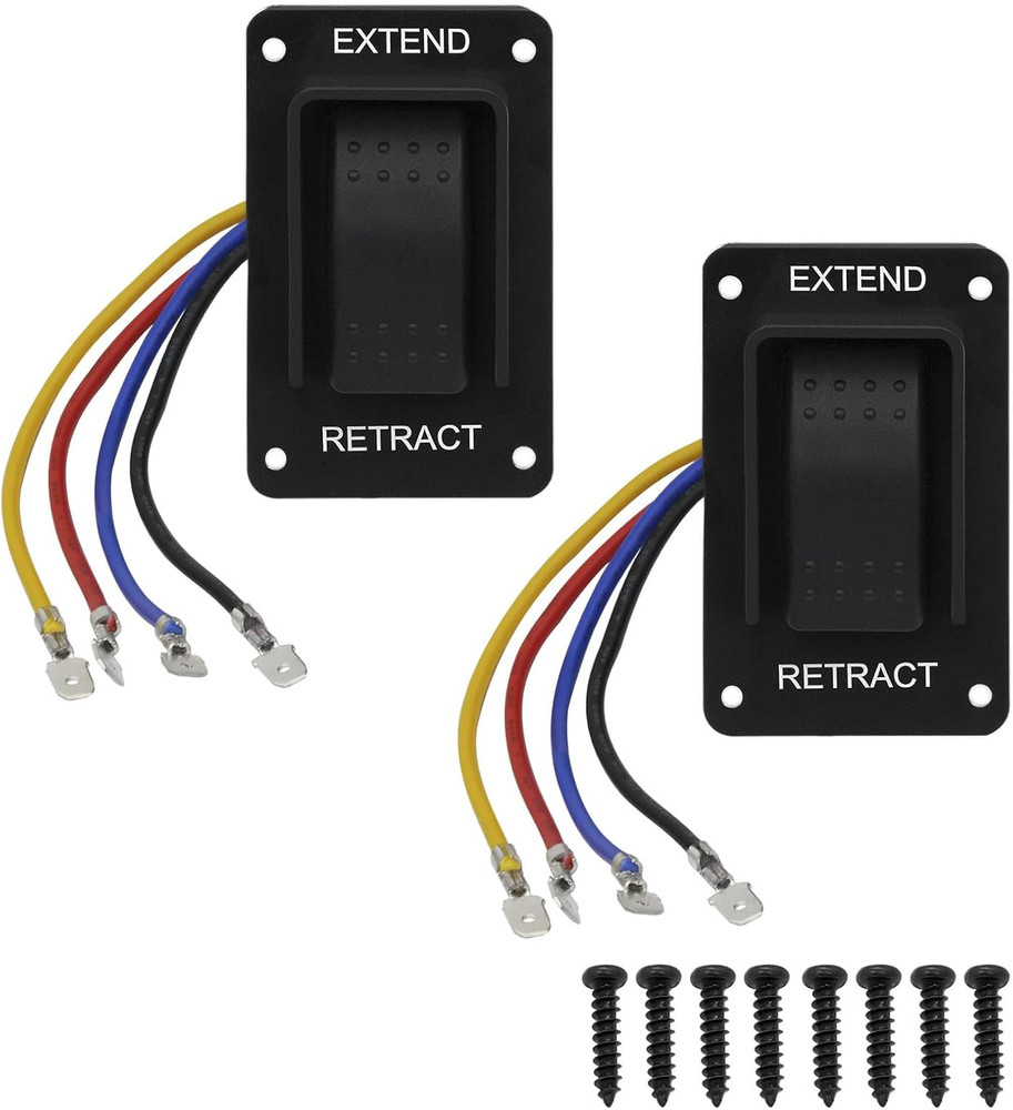 387874 Replacement Power Stabilizer Extend/Retract Switch with Rocker Style Oper