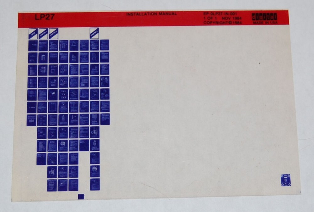 DEC LP27 Installation Manual, Microfiche