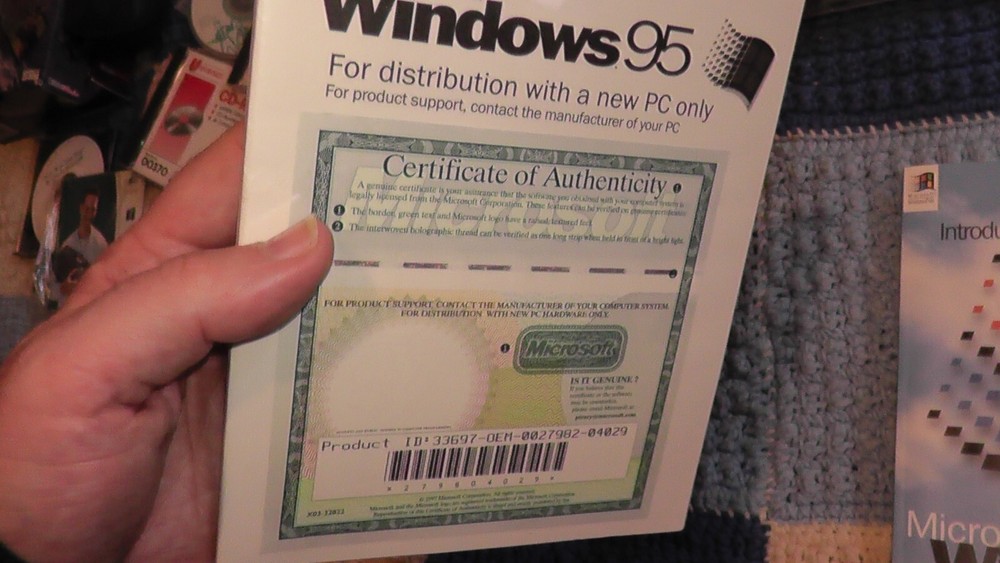 pc software .. manuals ? new microsoft windows 95